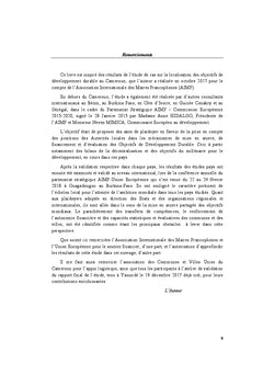 La décentralisation et les ODD en Afrique francophone: cas du Cameroun