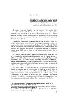 La décentralisation et les ODD en Afrique francophone: cas du Cameroun