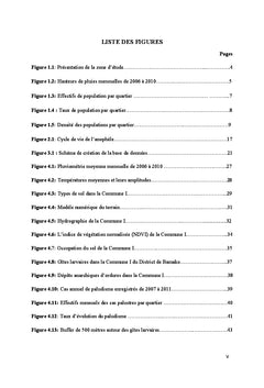 Etude Spatiale du paludisme dans la Commune I du District de Bamako