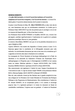 Insecurite et incivilites sur les voies publiques A Cotonou (BENIN)