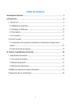 Mise en place d'un moteur de recherche d'images par le contenu