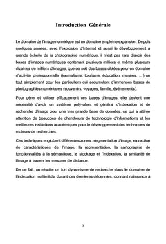 Mise en place d'un moteur de recherche d'images par le contenu
