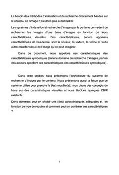 Mise en place d'un moteur de recherche d'images par le contenu