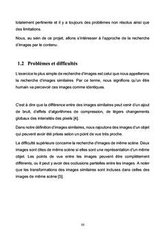 Mise en place d'un moteur de recherche d'images par le contenu
