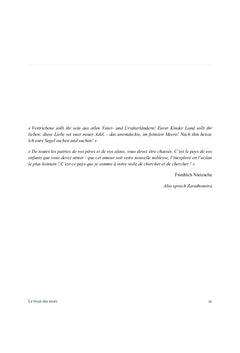 Le Bruit des Mots