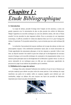 La modelisation en usinage : etude comparative