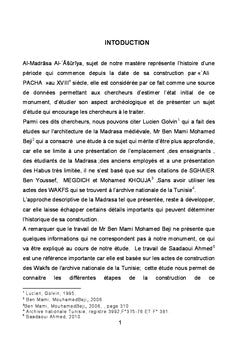 L'histoire architecturale de Al-Madrasa Al-?? ?r?ya