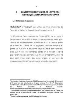Defit nutritionnel en milieu de crise humanitaire
