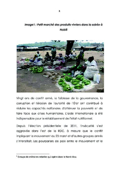 Defit nutritionnel en milieu de crise humanitaire