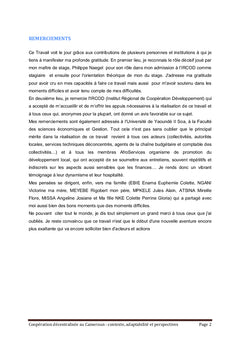 Cooperation Decentralisee au Cameroun