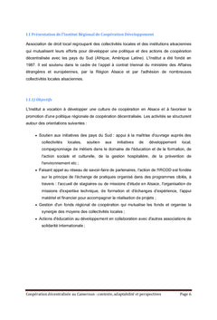 Cooperation Decentralisee au Cameroun