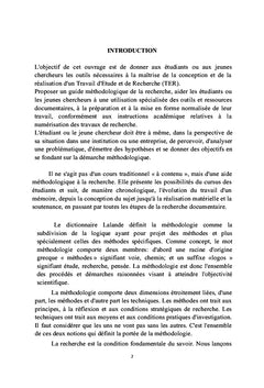 Les chemins de la recheche scientifique