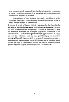 Les chemins de la recheche scientifique
