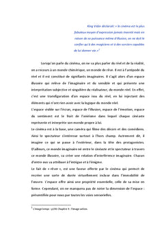 Parallelisme entre reel et irreel