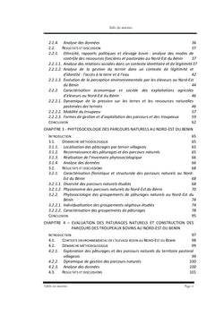 Alimentation des bovins des pasteurs peuls sur les parcours de savanes