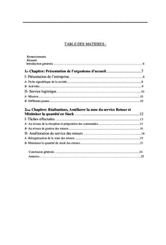 Logistique inverse: Minimisation des retours et réorganisation du service