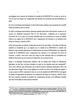 Impact du mandat de la MONUSCO sur la realisation des droits de l'homme