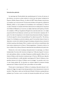 Contraintes oBSErvationnelles sur les modeles d'inflation cosmique