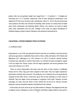 Traditional Swine Production, Productivity and Management in Africa