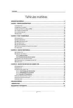 Etude de la prothese total de la hanche