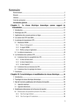Impact de la topologie du reseau sur les performance d'un canal CPL