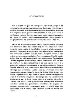 L'ideologie SS: les fondements theoriques de la Shoah