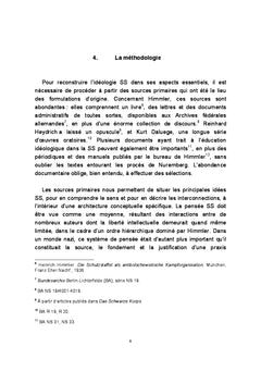 L'ideologie SS: les fondements theoriques de la Shoah