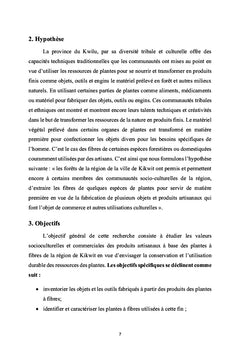 Valeur socioculturelles et commerciales des produits artisanaux