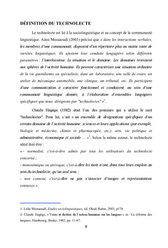 Le technolecte de l'entreprise marocaine