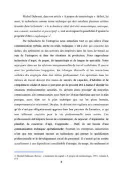 Le technolecte de l'entreprise marocaine