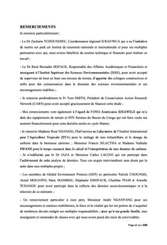 Impact environnemental et social de l'exploitation d'un PFNL S.Zenkeri
