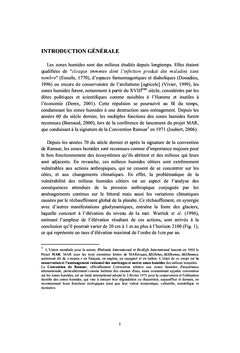 Dynamiques environnementales des lagunes littorales du Cap Bon