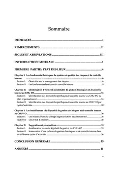 Gestion des risques et controle interne dans le Secteur Public