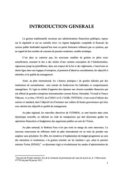 Gestion des risques et controle interne dans le Secteur Public