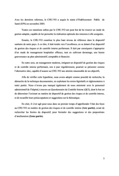Gestion des risques et controle interne dans le Secteur Public