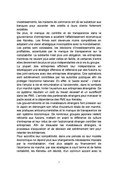 Les Keiretsu: une restructuration nécessaire face à la mondialisation