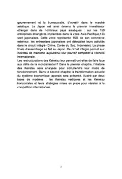 Les Keiretsu: une restructuration nécessaire face à la mondialisation