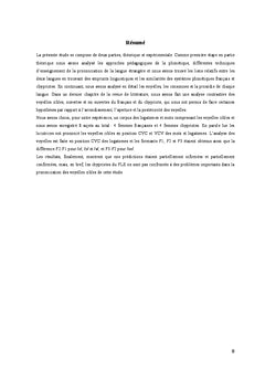 Les voyelles / /, / /, /oe/, /a/ chez les apprenants chypriotes du FLE
