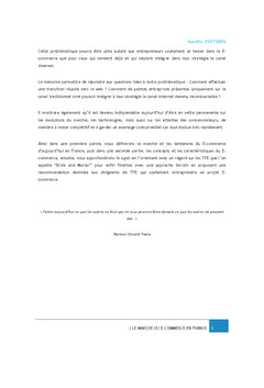 Lancement d'un projet e-commerce pour les TPe "Brick and Mortar"