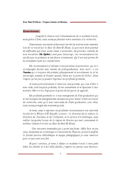 Ksar de Bent el Khass: Origine, histoire et filiation