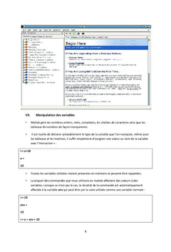 Atelier Maths exercices corriges et illustrations en MATLAB