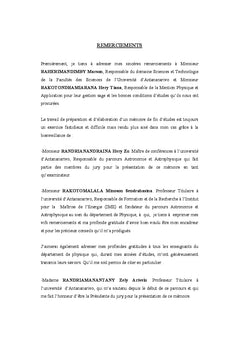 Utilisation Des Differents Reperes Astronomiques Pour Definir le Temps