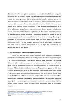 Cours de litterature comparee (Contexte algerien)