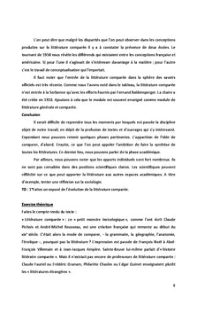 Cours de litterature comparee (Contexte algerien)