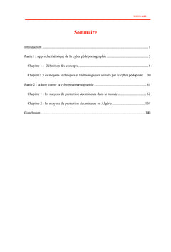 La protection des mineurs contre la cyberpedopornographie