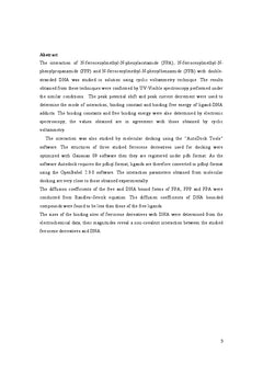 Etude in silico et in vitro de l'interaction de amide ferro avec l'ADN