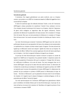 Etude in silico et in vitro de l'interaction de amide ferro avec l'ADN