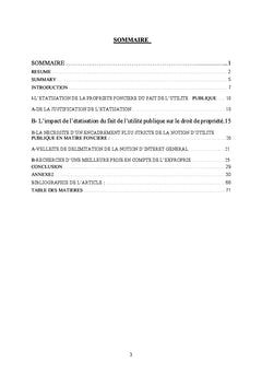 L'Utilite Publique et La Propriete Fonciere au Cameroun