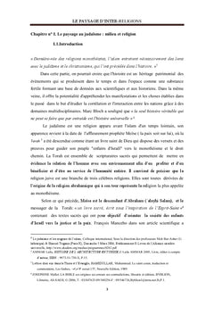 Le Paysage d'inter-religions