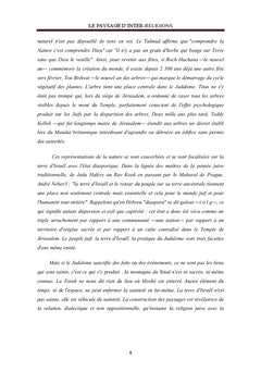 Le Paysage d'inter-religions